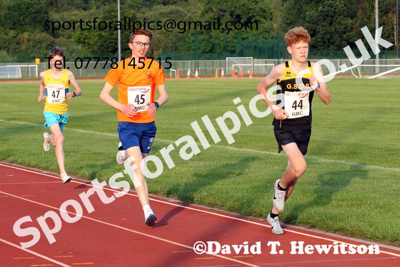 BMC 1500 metres, BMC, Chester le Street, July 19th. Photo: David T. Hewitson/Sports for All Pics